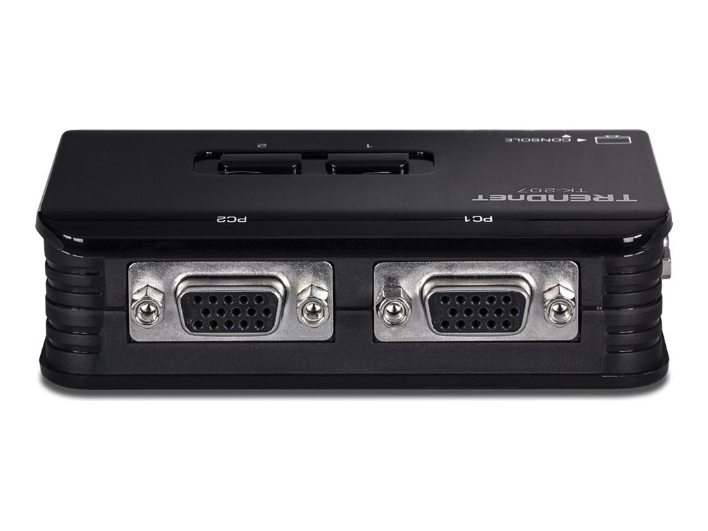 TRENDnet TK 207K - KVM-Switch - 2 x KVM port(s)