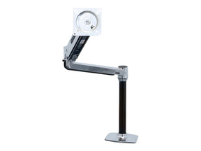 Ergotron LX HD Sit-Stand Desk Mount LCD Arm - Befestigungskit - für LCD-Display - verriegelbar - Aluminium - Polished Aluminum - Bildschirmgröße: bis zu 116,8 cm (bis zu 46 Zoll)