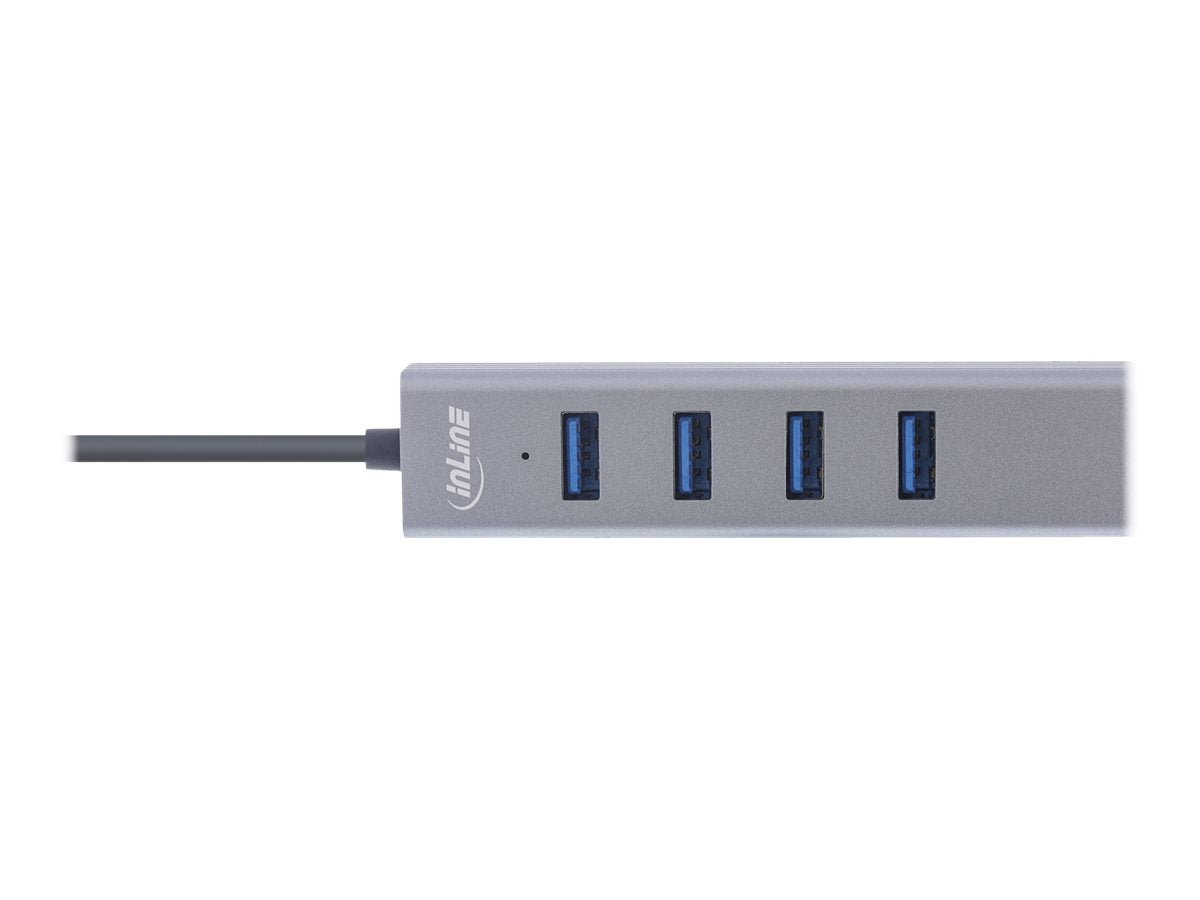 InLine USB-C 3.2 Multi Hub (4x USB-A 5Gb/s) - OTG - Aluminiumgehäuse