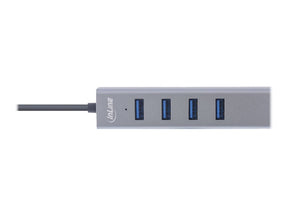 InLine USB-C 3.2 Multi Hub (4x USB-A 5Gb/s) - OTG - Aluminiumgehäuse