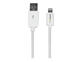 StarTech.com 3m Apple 8 Pin Lightning Connector auf USB Kabel - USB Kabel für iPhone / iPod / iPad - Ladekabel / Datenkabel - Weiß - Lightning-Kabel - Lightning (M)