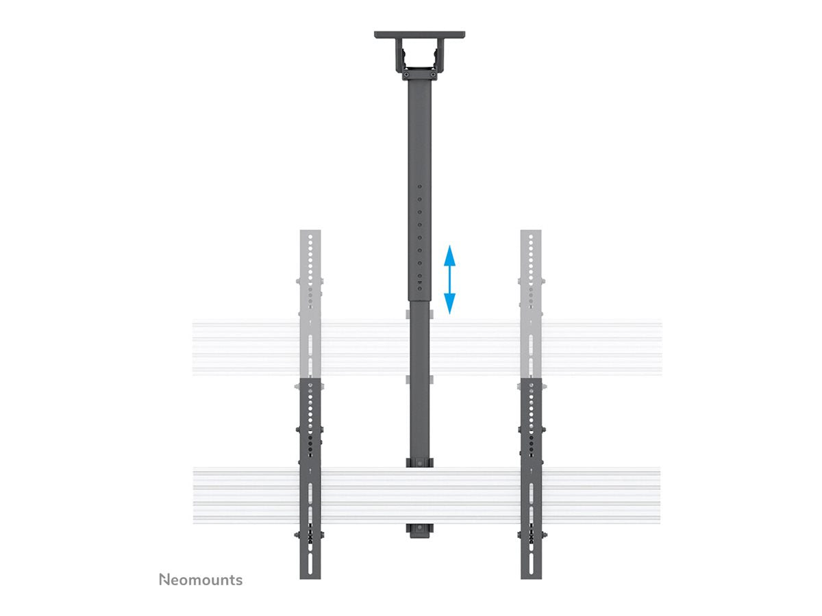 Neomounts NMPRO-CMB2 - Klammer - für 2 LCD-Displays - Schwarz - Bildschirmgröße: 81.3-139.7 cm (32"-55")