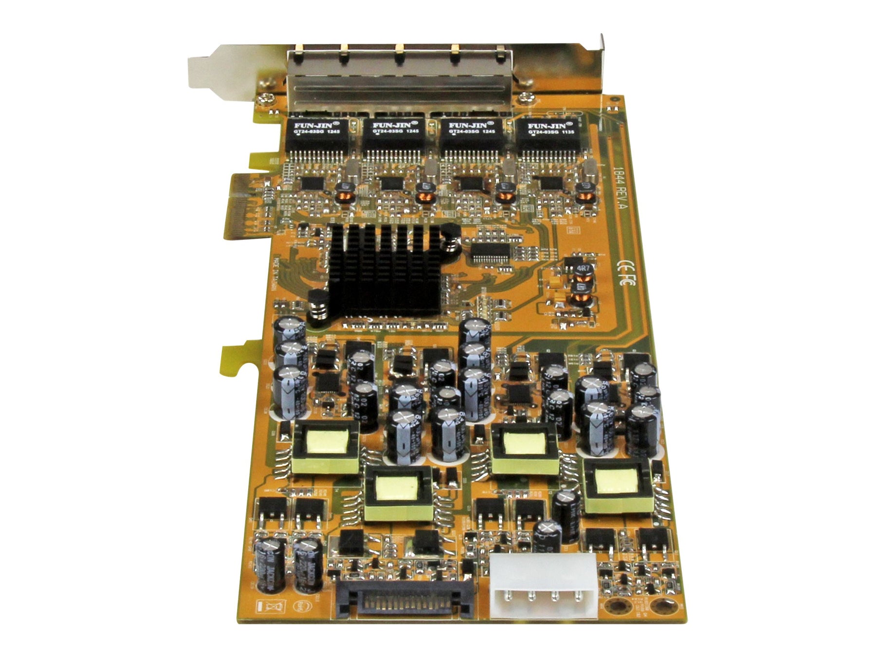 StarTech.com 4 Port Gigabit Power over Ethernet PCI Express Netzwerkkarte - PSE / PoE PCIe NIC - 4-fach (Quad)