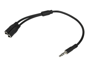 StarTech.com 3,5mm Klinke Y-Splitter Kabel - Headset Splitter