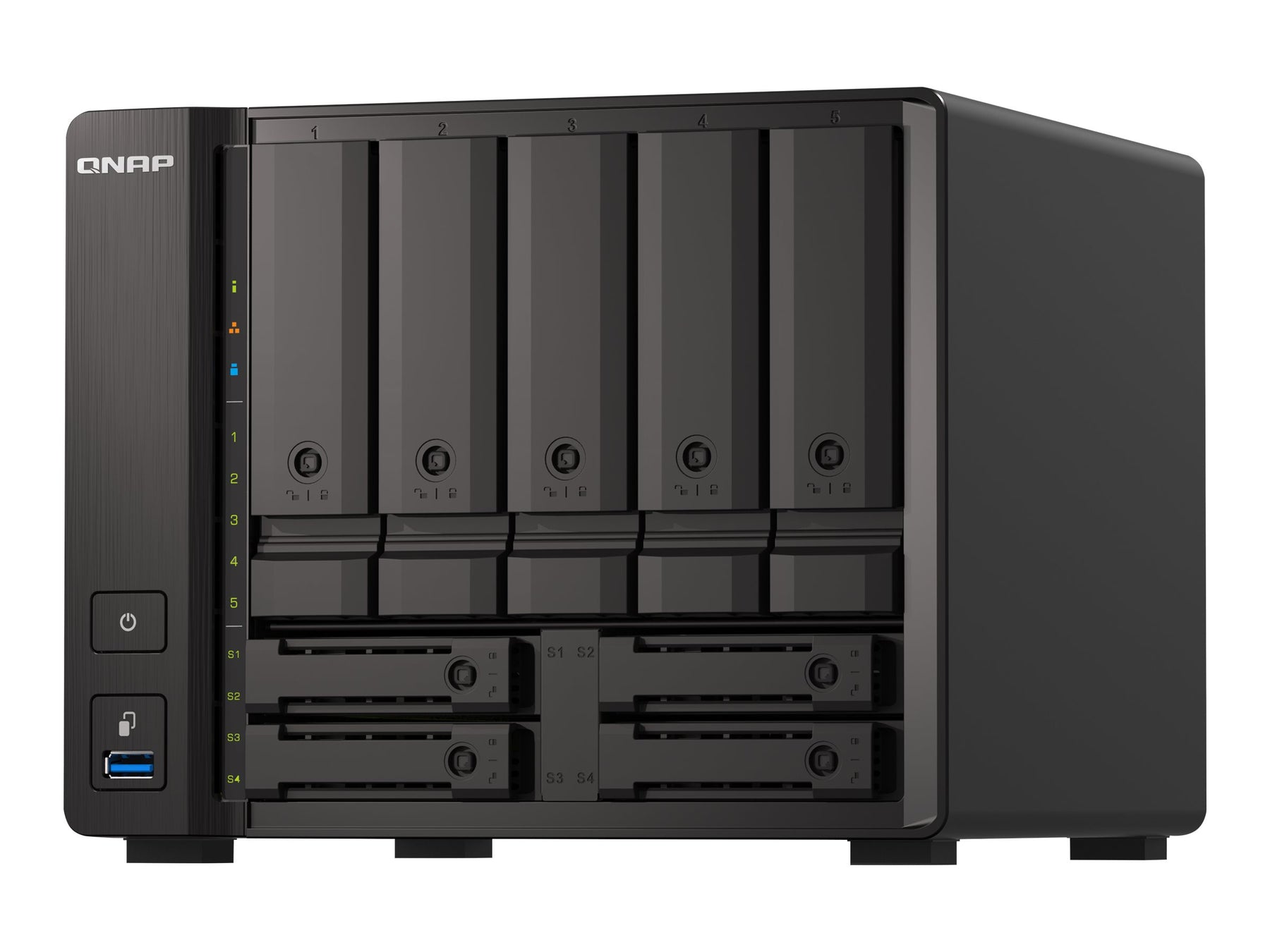 QNAP TS-H973AX-8G - NAS-Server - 9 Schächte - SATA 6Gb/s