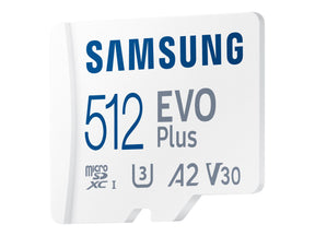 Samsung EVO Plus MB-MC512KA - Flash-Speicherkarte (microSDXC-an-SD-Adapter inbegriffen)