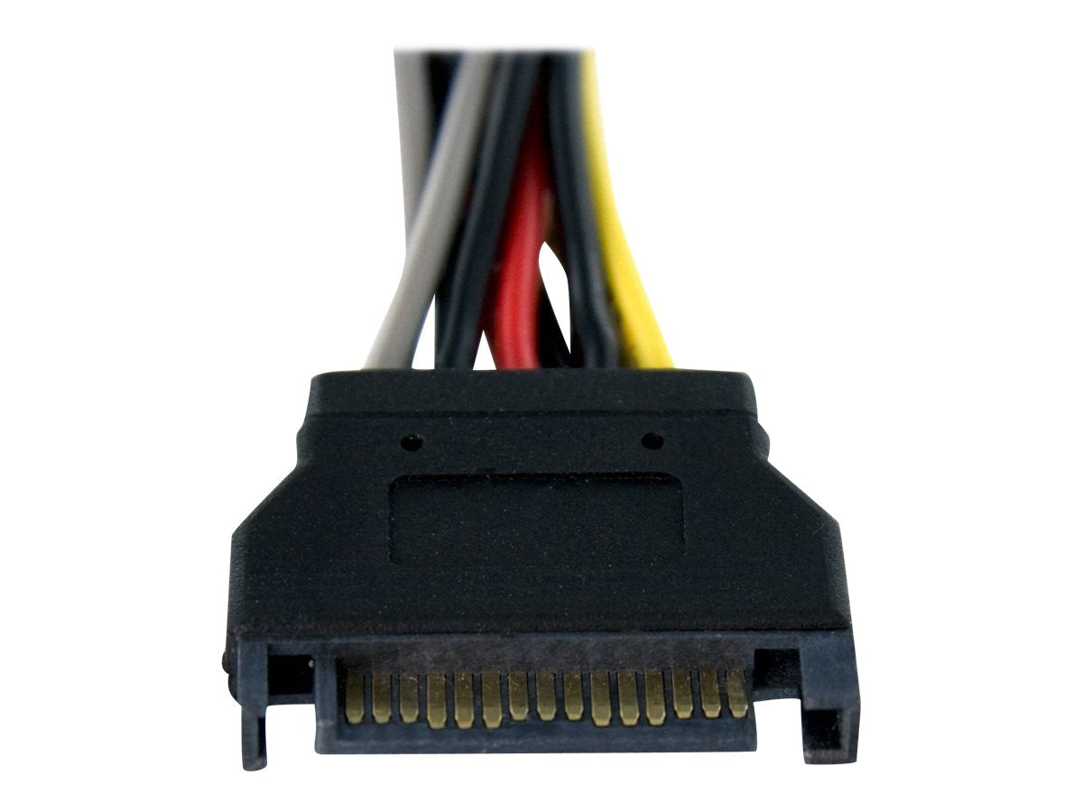 StarTech.com SATA Y-Stromkabel Power Cable Splitter S-ATA Powerkabel (15pin)