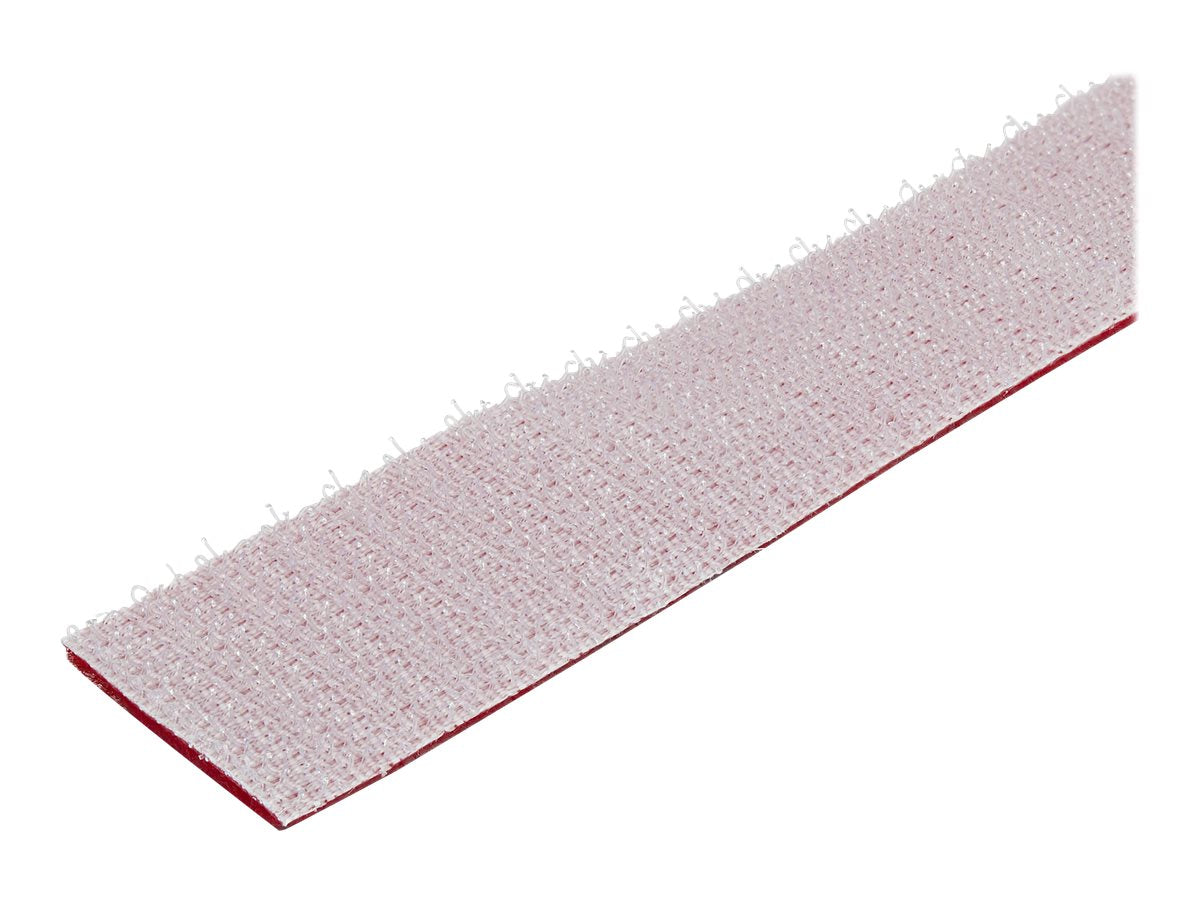 StarTech.com HKLP50RD Klettkabelbinder (15m, frei zuschneidbar & wiederverwendbar) rot