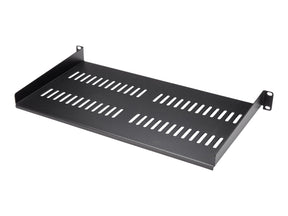 StarTech.com Belüfteter Server Rack Fachboden 1 HE - 25 cm Tief - Stahl - Rack - Regal - Schwarz - 1U - 25.4 cm (10")