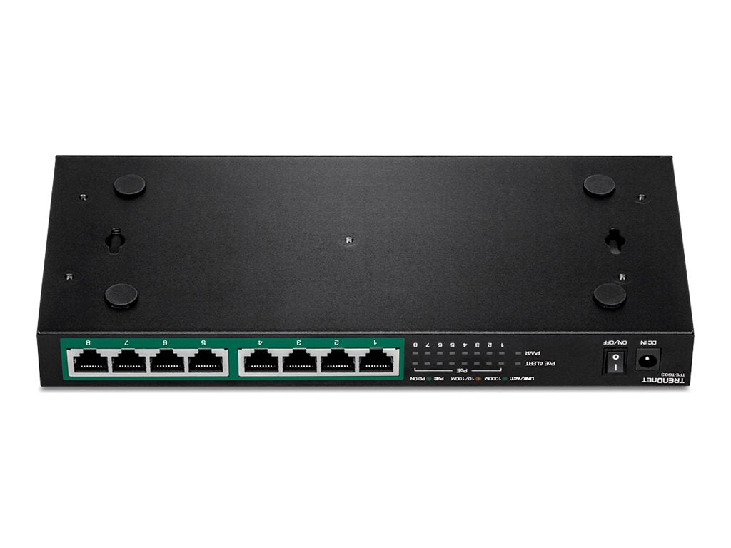 TRENDnet TPE TG83 - Switch - 8 x 10/100/1000 (PoE+)