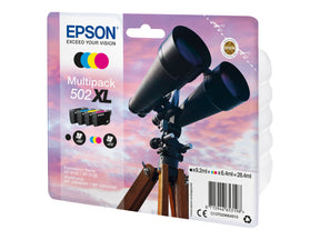 Epson 502XL Multipack - 4er-Pack - XL - Schwarz, Gelb, Cyan, Magenta