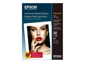 Epson Archival Matte Paper - Matt - A3 (297 x 420 mm)