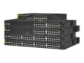 HPE Aruba 6000 24G Class4 PoE 4SFP 370W Switch - Switch - managed - 24 x 10/100/1000 (PoE+)