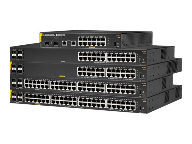 HPE Aruba 6000 48G Class4 PoE 4SFP 370W Switch - Switch - managed - 48 x 10/100/1000 (PoE+)