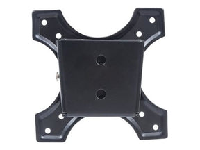 Manhattan TV & Monitor Mount, Wall, Fixed, 1 screen, Screen Sizes: 10-32", Black, VESA 75x75 to 100x100mm, Max 15kg, Lifetime Warranty - Klammer - für LCD-Display - stabiler Stahl - Bildschirmgröße: 33-55.9 cm (13"-22")