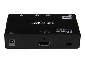 StarTech.com 2 Port VGA + HMDI auf HDMI Konverter Switch / Verteiler mit Vorrangsschaltung