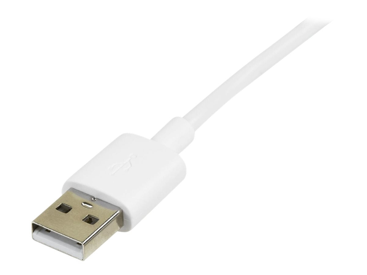 StarTech.com 1m Apple Lightning oder Micro USB auf USB Kabel für iPhone / iPad / iPod - Lade- / Sync-Kabel Apple MiFi Zertifiziert - Weiß - Lade-/Datenkabel - USB (M)