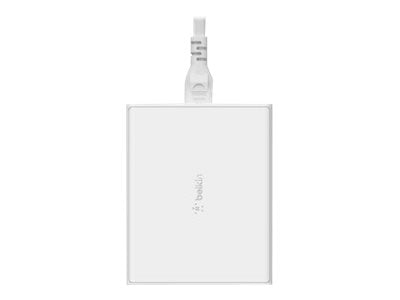 Belkin BoostCharge GaN - Netzteil - 108 Watt - 4 Ausgabeanschlussstellen (2 x USB, 2 x USB-C)