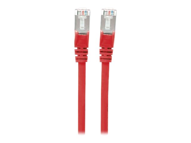 Intellinet Network Patch Cable, Cat6, 15m, Red, Copper, S/FTP, LSOH / LSZH, PVC, RJ45, Gold Plated Contacts, Snagless, Booted, Polybag - Patch-Kabel - RJ-45 (M)