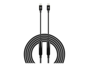 Manhattan USB-C to USB-C Cable, 3m, Active, Male to Male, Black, 10 Gbps (USB 3.2 Gen2 aka USB 3.1)