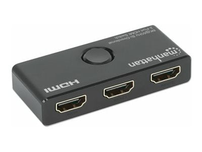 Manhattan Video/Audio-Schalter - 8K bei 60 Hz, 2-Port, HDMI, Bidirektional