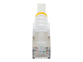 StarTech.com 2m CAT6a Ethernet Cable - White - Low Smoke Zero Halogen (LSZH)