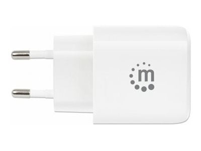 Manhattan Wall/Power Mobile Device Charger (Euro 2-pin)