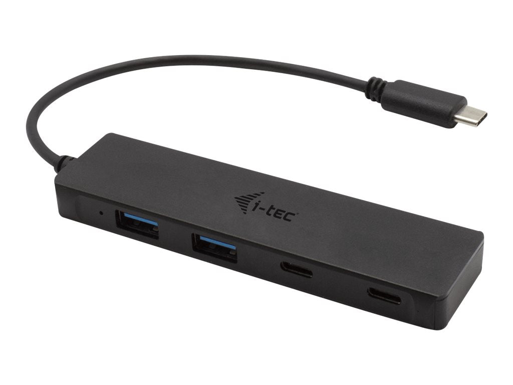 i-tec Hub - 2 x SuperSpeed USB 3.0 + 2 x USB-C 3.1 Gen 1