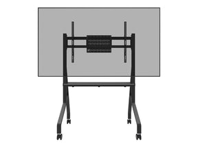 Neomounts FL50-525BL1 - Wagen - robust - für Flachbildschirm - Bodenständer - verriegelbar - Stahl - Schwarz - Bildschirmgröße: 139.7-218.4 cm (55"-86")