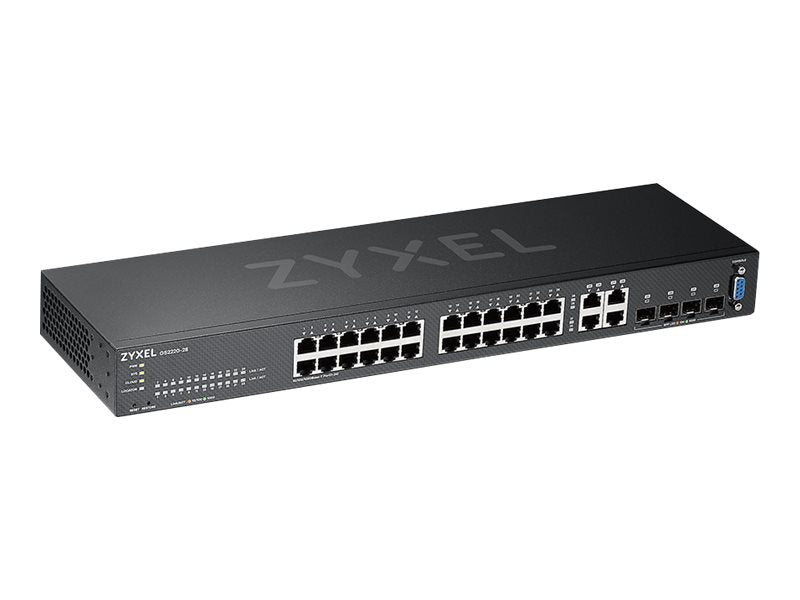 ZyXEL GS2220-28 - Switch - managed - 24 x 10/100/1000 + 4 x Kombi-Gigabit-SFP