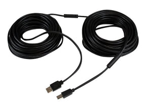 StarTech.com 20m aktives USB 2.0 A auf B Kabel - Stecker/Stecker - USB Druckerkabel 1x USB A / 1x USB B - Schwarz - USB-Kabel - USB Typ B (M)