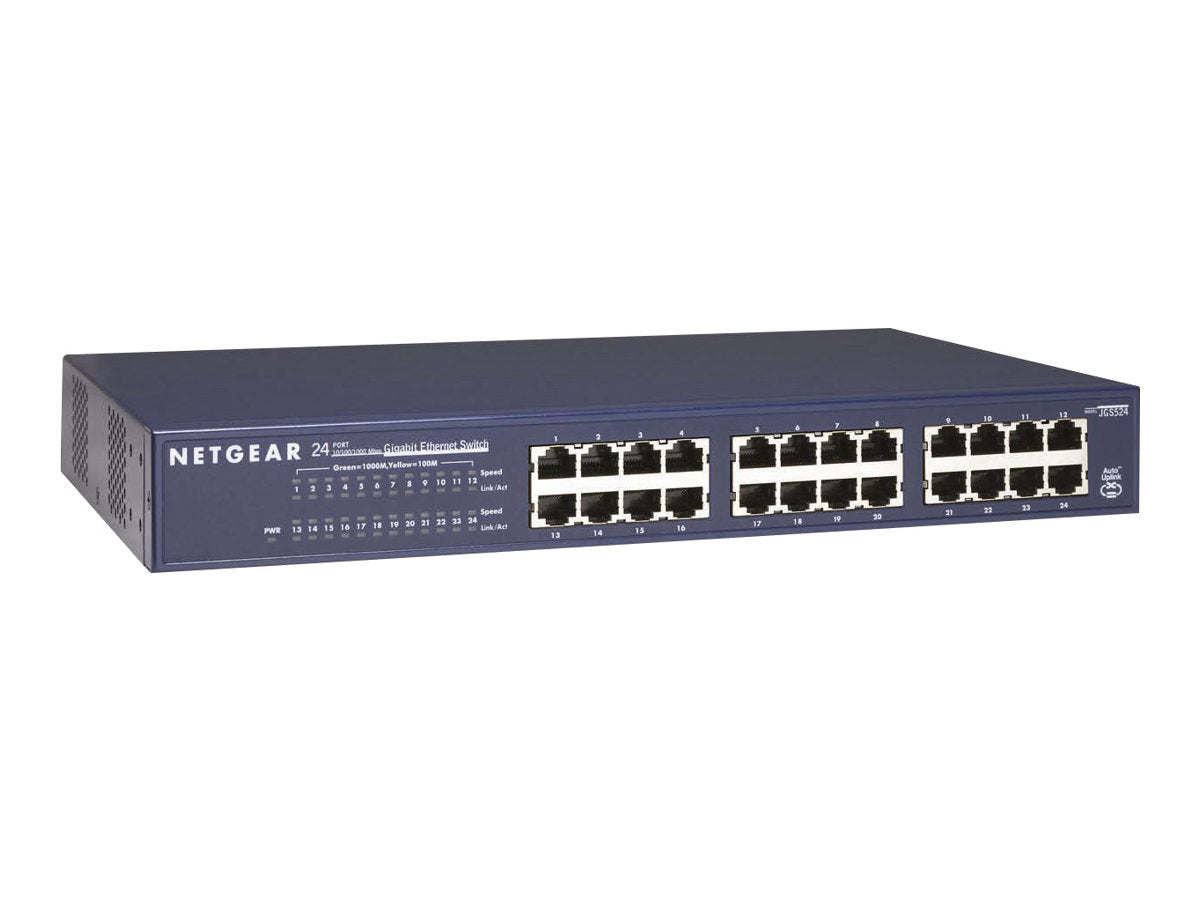 Netgear JGS524v2 - Switch - unmanaged - 24 x 10/100/1000