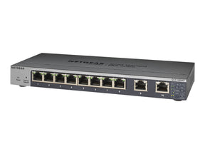 Netgear Plus GS110EMX - Switch - Smart - 8 x 1000Base-T + 2 x 100/1000/2,5 G/5 G/10 G (Uplink)