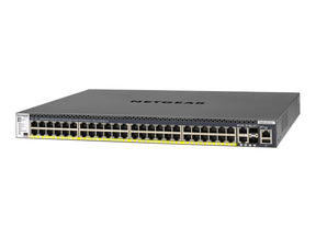 Netgear M4300-52G-PoE+ - Switch - L3 - managed - 2 x 10/100/1000/10000 + 2 x 10 Gigabit SFP+ + 48 x 10/100/1000 (PoE+)