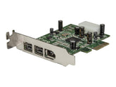 StarTech.com 3 Port 800+400 FireWire PCI Express Schnittstellen Low Profile Combo Karte