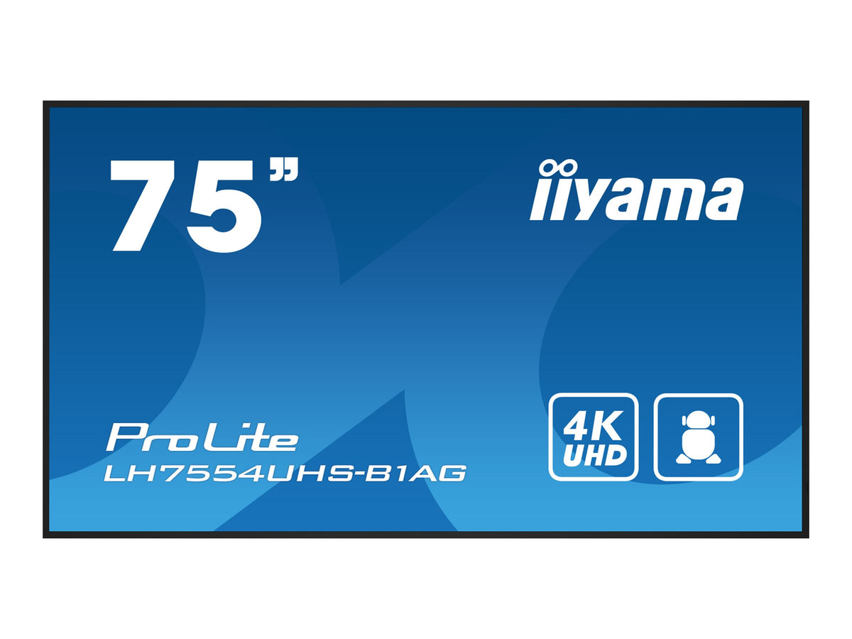 Iiyama ProLite LH7554UHS-B1AG - 190 cm (75") Diagonalklasse (189.3 cm (74.5")