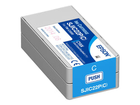 Epson SJIC22P(C) - Cyan - Original - Tintenpatrone