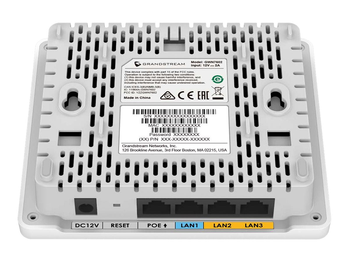 Grandstream GWN7602 - Accesspoint - Wi-Fi 5 - 2.4 GHz, 5 GHz