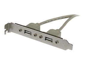 StarTech.com 2-Port USB A Slotblech-Adapter (Buchse)