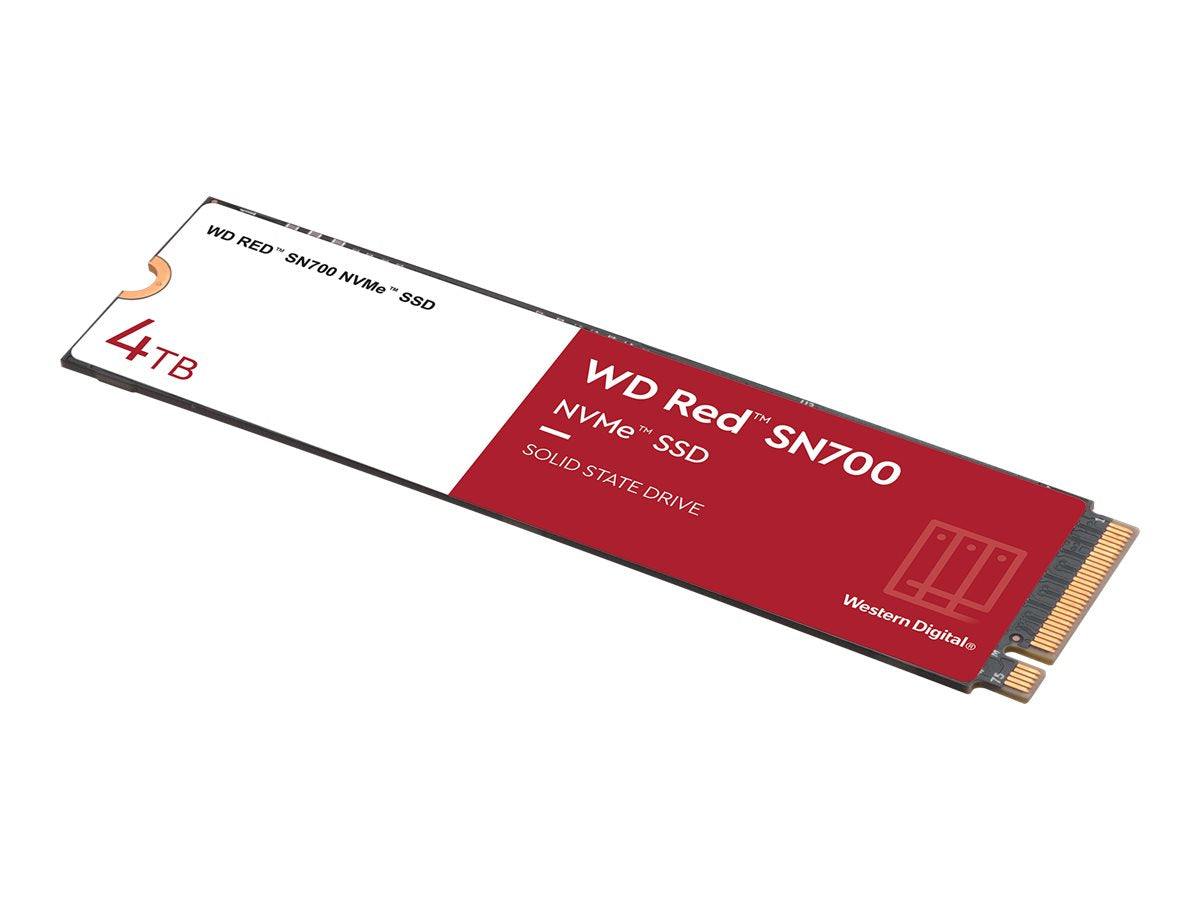 WD Red SN700 WDS400T1R0C - SSD - 4 TB - intern - M.2 2280 - PCIe 3.0 x4 (NVMe)