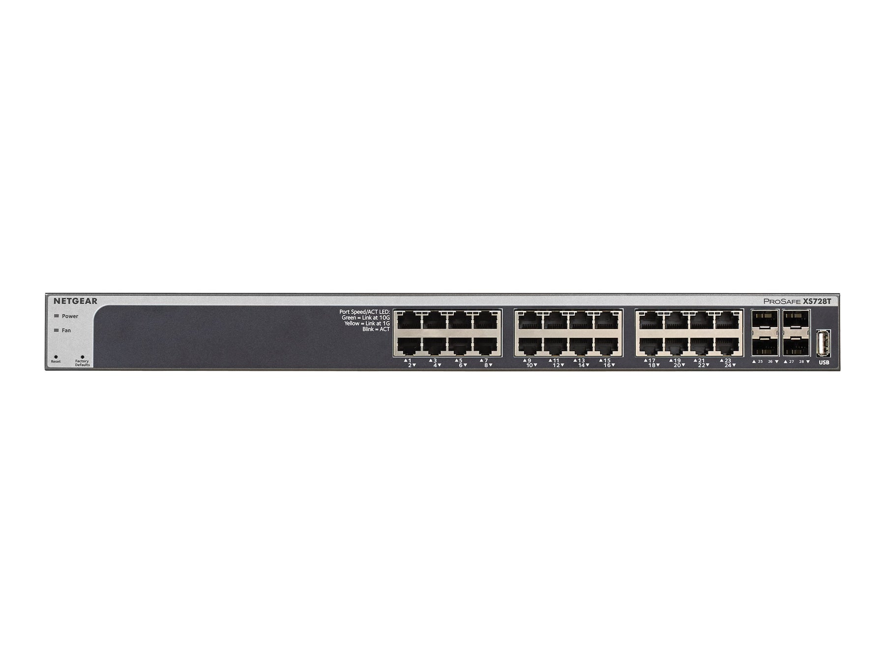 Netgear Smart XS728T - Switch - L3 Lite - Smart