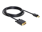 Delock DVI-Kabel - DisplayPort (M) zu DVI-D (M)