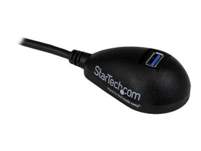 StarTech.com 1,5m SuperSpeed USB 3.0 Desktop Verlängerungskabel / Dockingkabel - Stecker / Buchse - Schwarz - USB-Verlängerungskabel - USB Typ A (W)