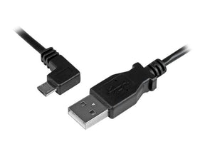 StarTech.com Micro USB Lade- und Sync-Kabel St/St - Links gewinkelt Micro-USB - 0,5m - USB-Kabel - Micro-USB Typ B (M)