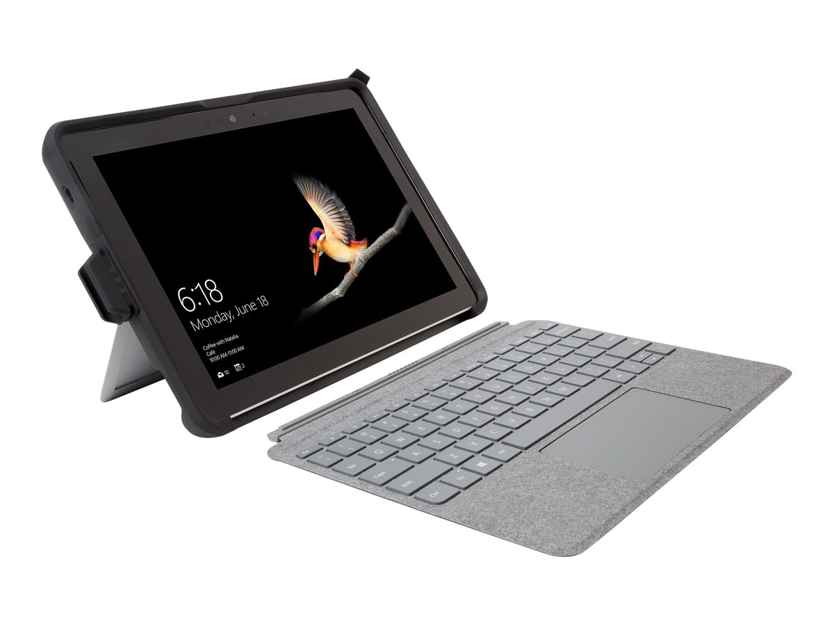 Kensington BlackBelt Rugged Case for Surface Go - Schutzhülle für Tablet - widerstandsfähig - Silikon, Polycarbonat, Thermoplastisches Polyurethan (TPU)