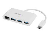 StarTech.com 3 Port USB 3.0 Hub plus Gigabit Ethernet