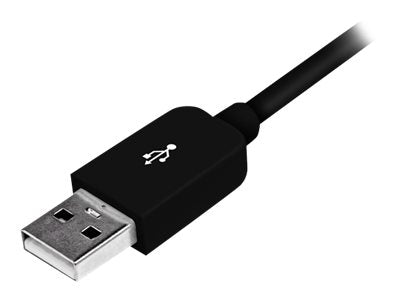 StarTech.com 3m Apple 8 Pin Lightning Connector auf USB Kabel - USB Kabel für iPhone / iPod / iPad - Ladekabel / Datenkabel - Schwarz - Lightning-Kabel - Lightning (M)