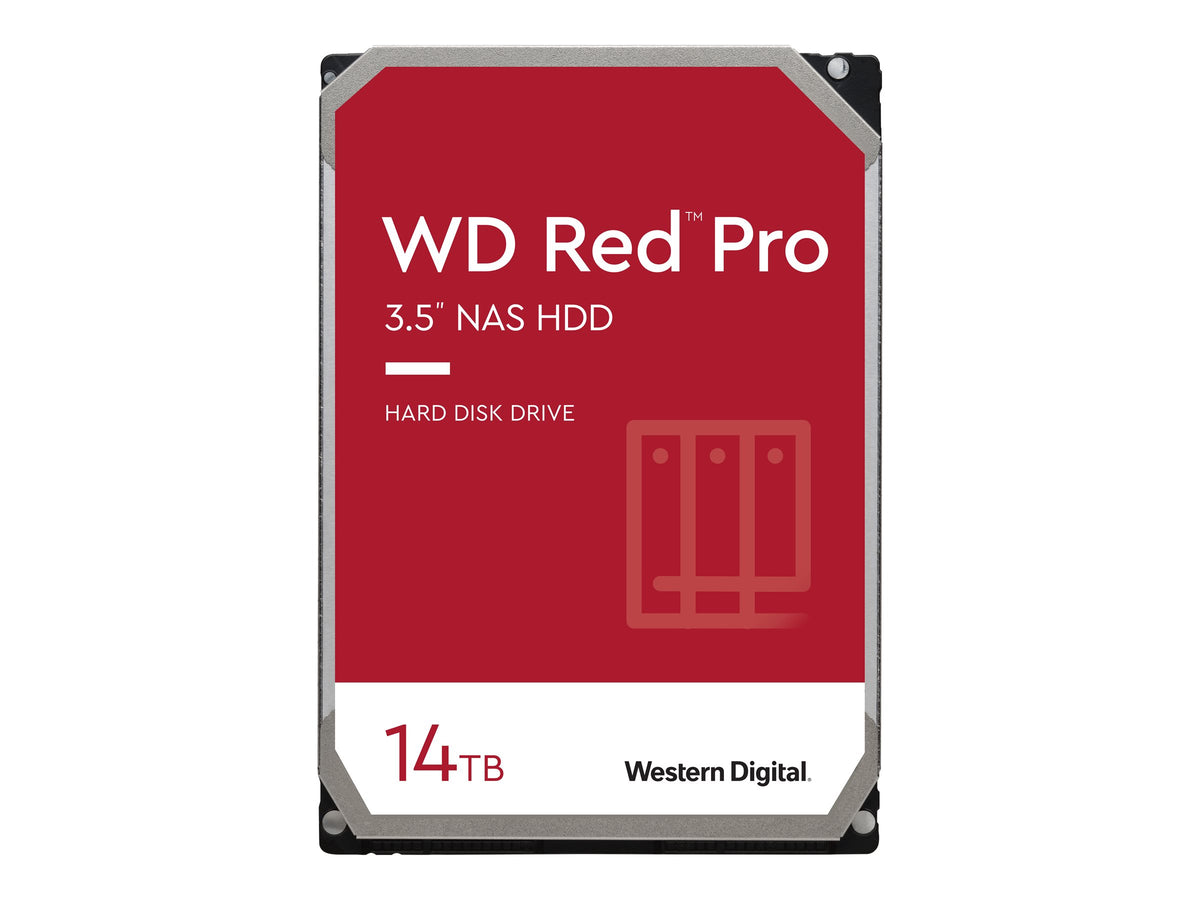 WD Red Pro WD142KFGX - Festplatte - 14 TB - intern - 3.5" (8.9 cm)