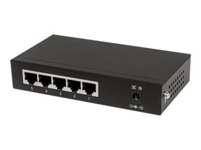 Intellinet 5-Port Gigabit Ethernet PoE+ Switch, 4 x PSE Ports, IEEE 802.3at/af Power over Ethernet (PoE+/PoE)