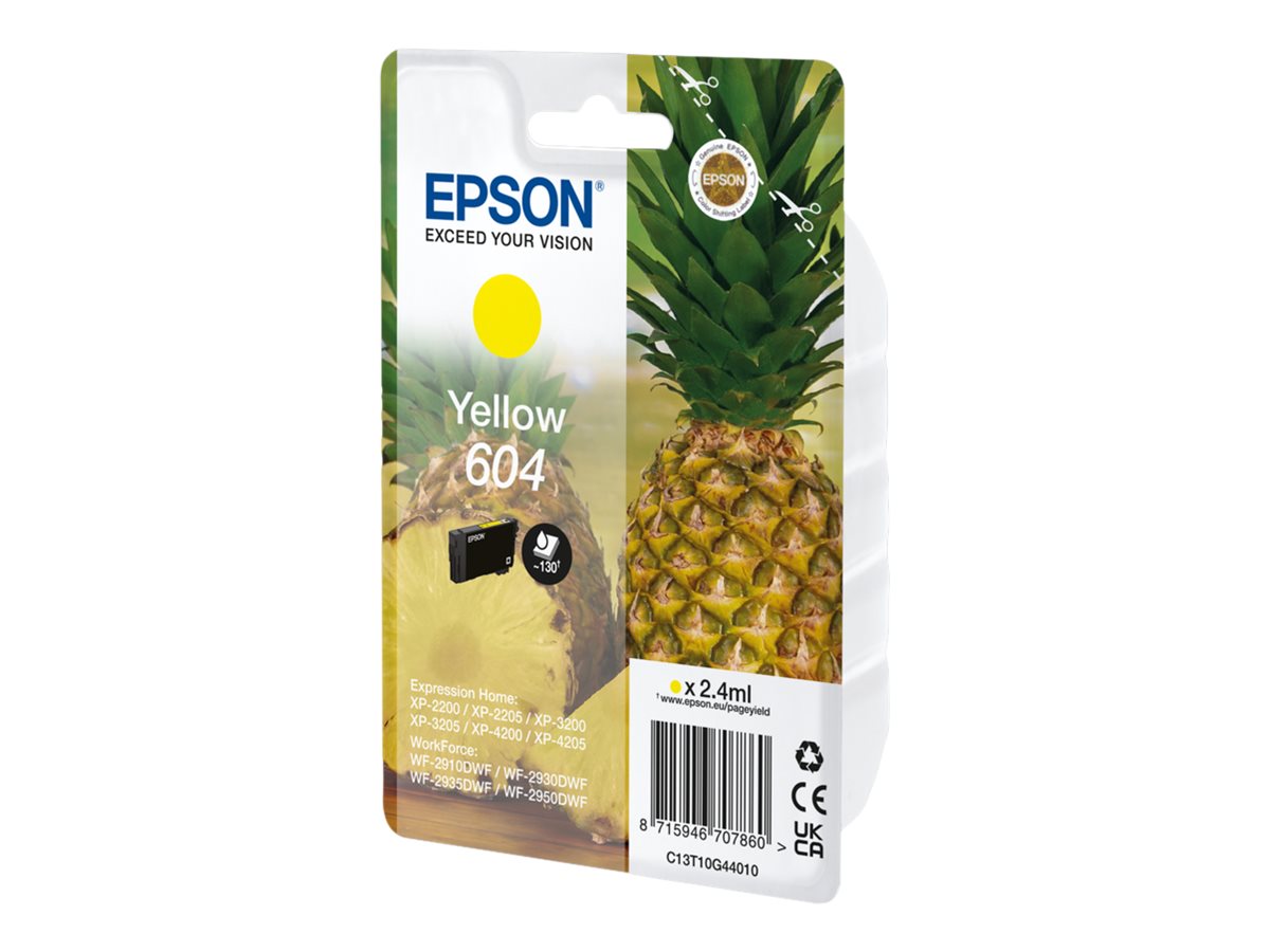 Epson 604 - 2.4 ml - Gelb - original - Blisterverpackung